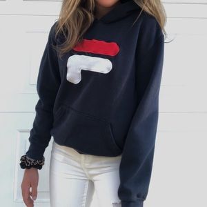 navy fila sweatshirt